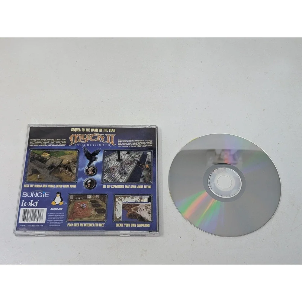 Myth II 2 Soulblighter Linux OS PC Computer Game W/ Manual &‎ Insert